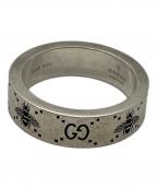 GUCCIグッチ）の古着「GG＆ビー モチーフリング」｜シルバー