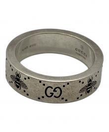GUCCI（グッチ）の古着「GG＆ビー モチーフリング」｜シルバー