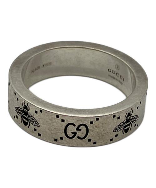 GUCCI（グッチ）GUCCI (グッチ) GG＆ビー モチーフリング シルバー サイズ:19の古着・服飾アイテム