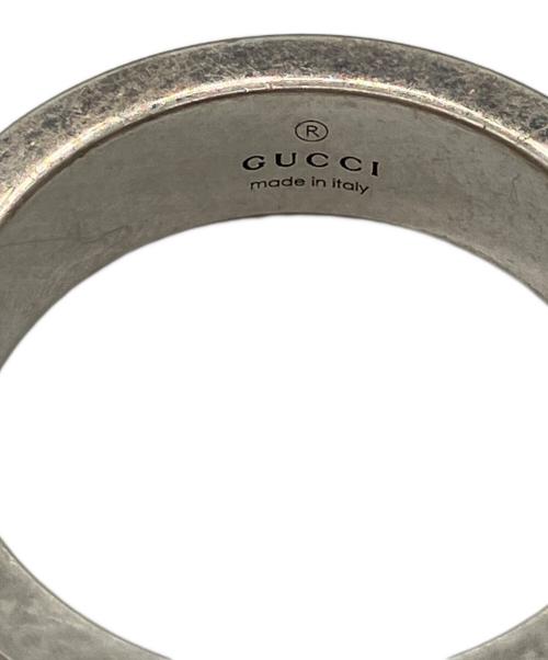 GUCCI（グッチ）GUCCI (グッチ) GG＆ビー モチーフリング シルバー サイズ:19の古着・服飾アイテム