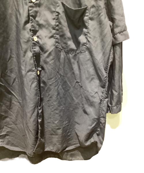 COMME des GARCONS HOMME DEUX（コムデギャルソン オム ドゥ）COMME des GARCONS HOMME DEUX (コムデギャルソン オム ドゥ) レイヤードシャツ ネイビー サイズ:Lの古着・服飾アイテム