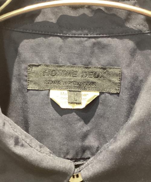 COMME des GARCONS HOMME DEUX（コムデギャルソン オム ドゥ）COMME des GARCONS HOMME DEUX (コムデギャルソン オム ドゥ) レイヤードシャツ ネイビー サイズ:Lの古着・服飾アイテム