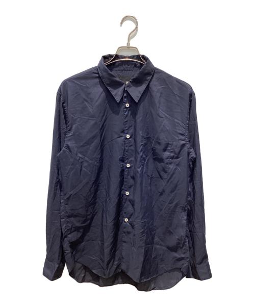 COMME des GARCONS HOMME DEUX（コムデギャルソン オム ドゥ）COMME des GARCONS HOMME DEUX (コムデギャルソン オム ドゥ) エステルブロード 製品加工シャツ ネイビー サイズ:Lの古着・服飾アイテム