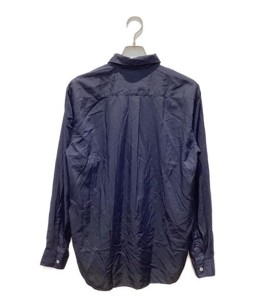 COMME des GARCONS HOMME DEUX（コムデギャルソン オム ドゥ）COMME des GARCONS HOMME DEUX (コムデギャルソン オム ドゥ) エステルブロード 製品加工シャツ ネイビー サイズ:Lの古着・服飾アイテム