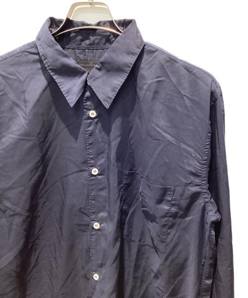 COMME des GARCONS HOMME DEUX（コムデギャルソン オム ドゥ）COMME des GARCONS HOMME DEUX (コムデギャルソン オム ドゥ) エステルブロード 製品加工シャツ ネイビー サイズ:Lの古着・服飾アイテム