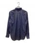 COMME des GARCONS HOMME DEUX (コムデギャルソン オム ドゥ) エステルブロード 製品加工シャツ ネイビー サイズ:L：16000円