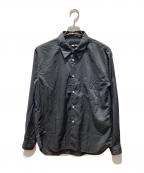 COMME des GARCONS HOMME DEUXコムデギャルソン オム ドゥ）の古着「エステルブロード 製品加工シャツ」｜グレー