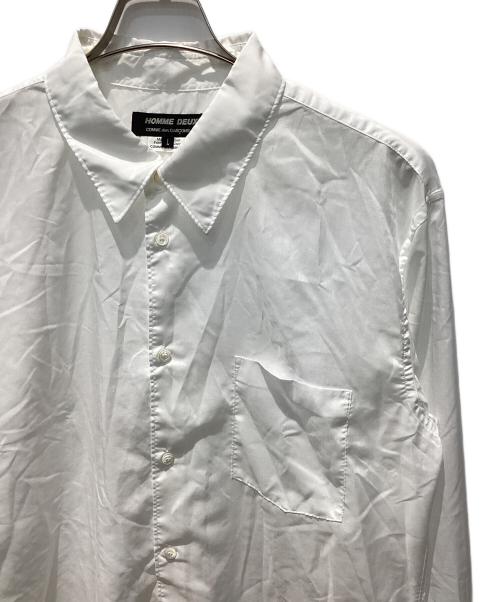 COMME des GARCONS HOMME DEUX（コムデギャルソン オム ドゥ）COMME des GARCONS HOMME DEUX (コムデギャルソン オム ドゥ) エステルブロードシャツ ホワイト サイズ:Lの古着・服飾アイテム