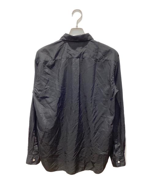 COMME des GARCONS HOMME DEUX（コムデギャルソン オム ドゥ）COMME des GARCONS HOMME DEUX (コムデギャルソン オム ドゥ) エステルブロード 製品加工シャツ ブラック サイズ:Lの古着・服飾アイテム