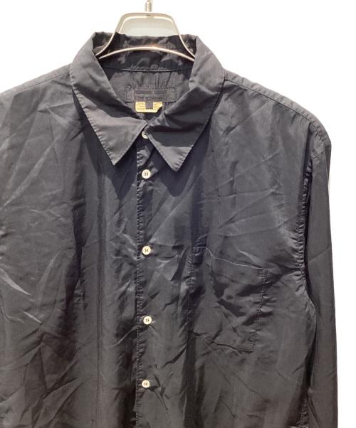 COMME des GARCONS HOMME DEUX（コムデギャルソン オム ドゥ）COMME des GARCONS HOMME DEUX (コムデギャルソン オム ドゥ) エステルブロード 製品加工シャツ ブラック サイズ:Lの古着・服飾アイテム