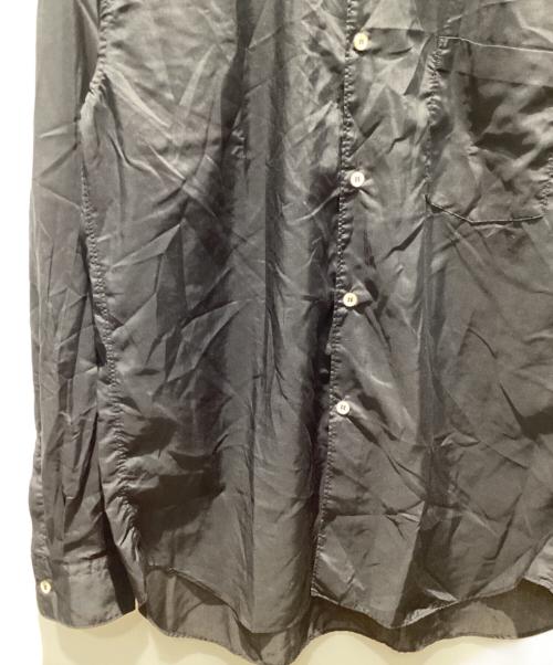 COMME des GARCONS HOMME DEUX（コムデギャルソン オム ドゥ）COMME des GARCONS HOMME DEUX (コムデギャルソン オム ドゥ) エステルブロード 製品加工シャツ ブラック サイズ:Lの古着・服飾アイテム
