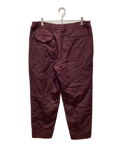 COMME des GARCONS HOMME DEUX（コムデギャルソン オム ドゥ）COMME des GARCONS HOMME DEUX (コムデギャルソン オム ドゥ) ポリ縮絨イージーパンツ ブラウン サイズ:Lの古着・服飾アイテム