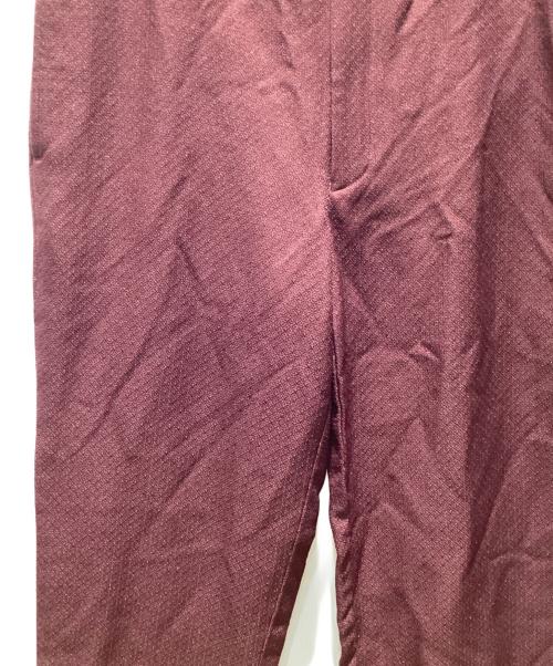 COMME des GARCONS HOMME DEUX（コムデギャルソン オム ドゥ）COMME des GARCONS HOMME DEUX (コムデギャルソン オム ドゥ) ポリ縮絨イージーパンツ ブラウン サイズ:Lの古着・服飾アイテム