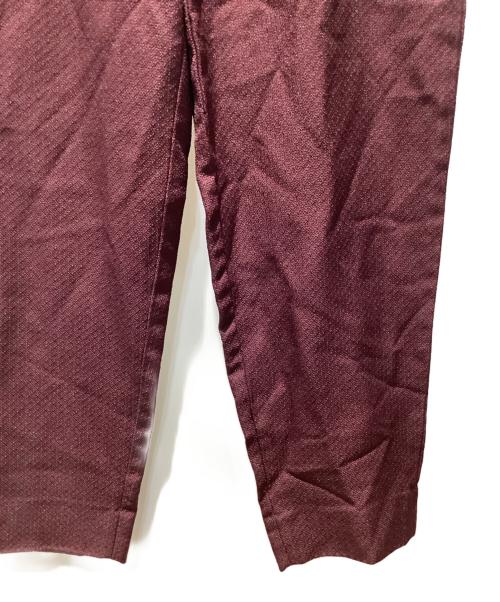 COMME des GARCONS HOMME DEUX（コムデギャルソン オム ドゥ）COMME des GARCONS HOMME DEUX (コムデギャルソン オム ドゥ) ポリ縮絨イージーパンツ ブラウン サイズ:Lの古着・服飾アイテム
