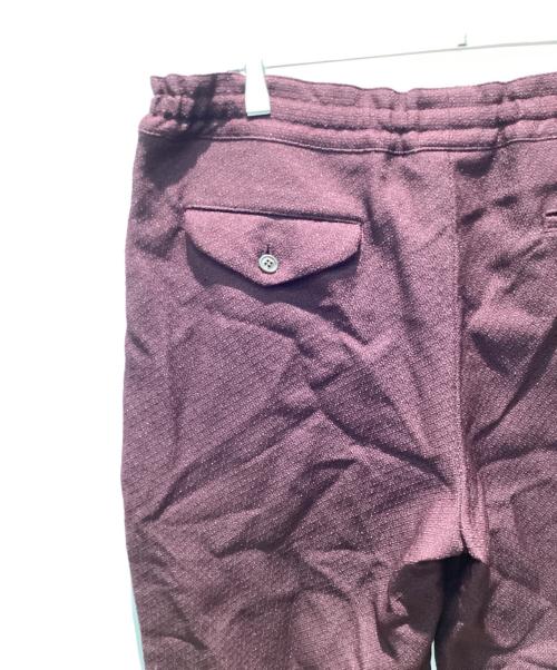 COMME des GARCONS HOMME DEUX（コムデギャルソン オム ドゥ）COMME des GARCONS HOMME DEUX (コムデギャルソン オム ドゥ) ポリ縮絨イージーパンツ ブラウン サイズ:Lの古着・服飾アイテム