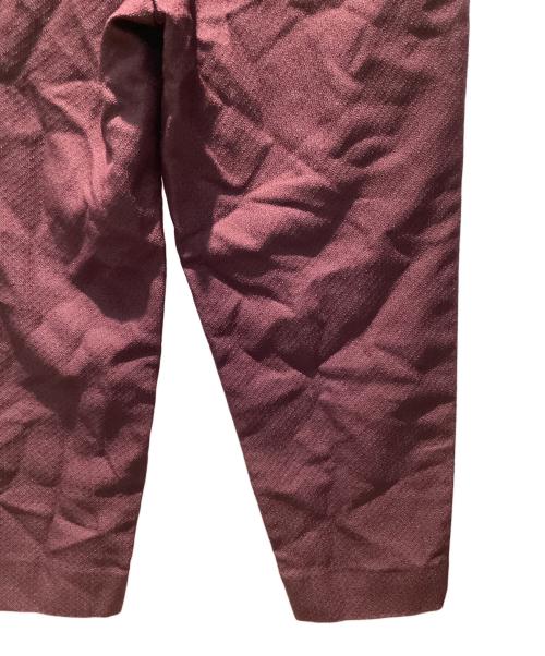COMME des GARCONS HOMME DEUX（コムデギャルソン オム ドゥ）COMME des GARCONS HOMME DEUX (コムデギャルソン オム ドゥ) ポリ縮絨イージーパンツ ブラウン サイズ:Lの古着・服飾アイテム
