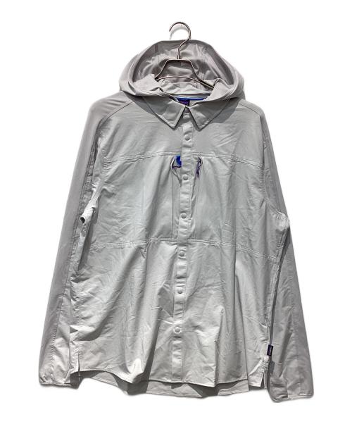 Patagonia（パタゴニア）Patagonia (パタゴニア) River Rambler Hybrid Sun Hoody  グレー サイズ:Lの古着・服飾アイテム
