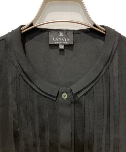 LANVIN COLLECTION（ランバンコレクション）LANVIN COLLECTION (ランバンコレクション) シフォンブラウス ブラック サイズ:３８の古着・服飾アイテム