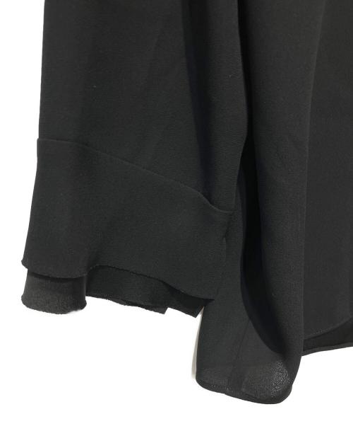 LANVIN COLLECTION（ランバンコレクション）LANVIN COLLECTION (ランバンコレクション) シフォンブラウス ブラック サイズ:３８の古着・服飾アイテム