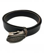CHALLENGERチャレンジャー）の古着「LEATHER BELT」｜ブラック