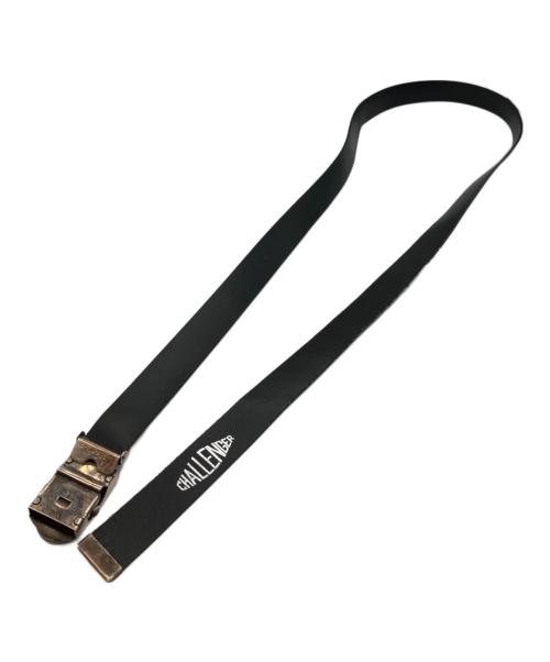 CHALLENGER（チャレンジャー）CHALLENGER (チャレンジャー) LEATHER BELT ブラックの古着・服飾アイテム