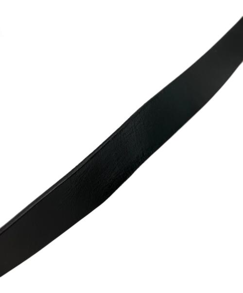 CHALLENGER（チャレンジャー）CHALLENGER (チャレンジャー) LEATHER BELT ブラックの古着・服飾アイテム