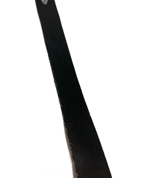 CHALLENGER（チャレンジャー）CHALLENGER (チャレンジャー) LEATHER BELT ブラックの古着・服飾アイテム