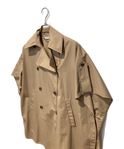 MaxMara（マックスマーラ）MaxMara (マックスマーラ) トレンチ ケープ コート ベージュ サイズ:SMの古着・服飾アイテム