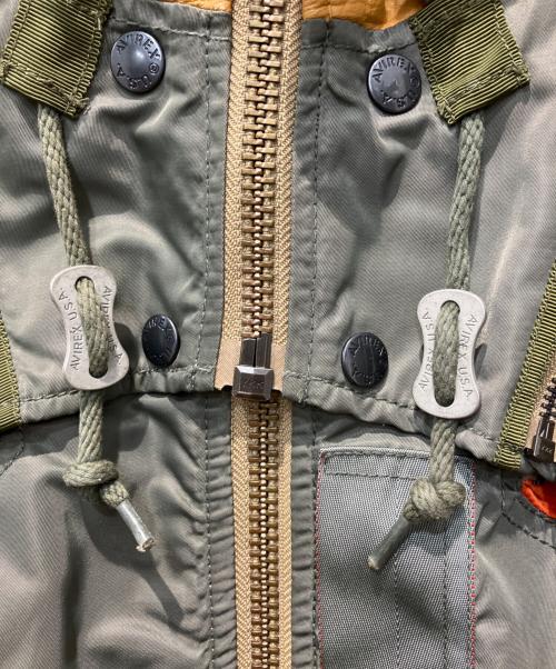 AVIREX（アヴィレックス）AVIREX (アヴィレックス) REMODEL MARK2 MA-1 オリーブ サイズ:Lの古着・服飾アイテム