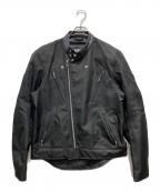 Schottショット）の古着「ダブル ブレスト ジャケット for RIDING」｜ブラック
