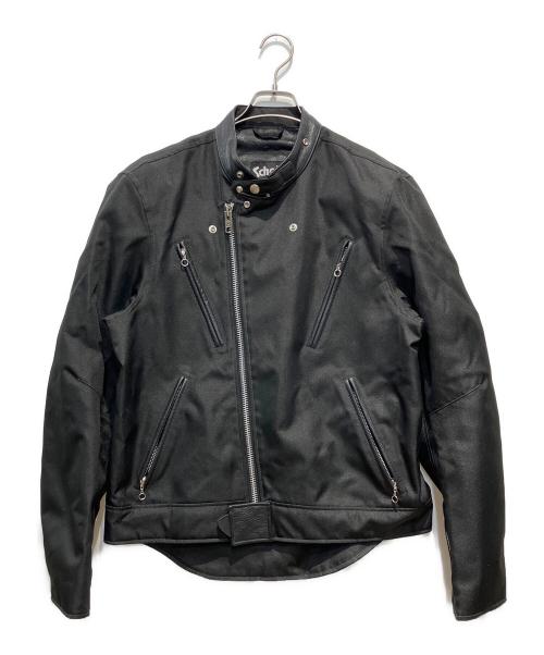 Schott（ショット）Schott (ショット) ダブル ブレスト ジャケット for RIDING ブラック サイズ:XLの古着・服飾アイテム