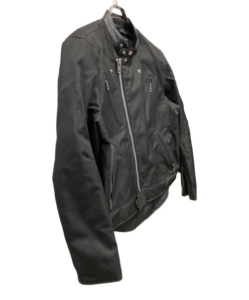 Schott（ショット）Schott (ショット) ダブル ブレスト ジャケット for RIDING ブラック サイズ:XLの古着・服飾アイテム