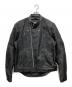 Schott（ショット）の古着「ダブル ブレスト ジャケット for RIDING」｜ブラック