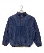 everyoneエブリワン）の古着「houndstooth snap pullover」｜ネイビー