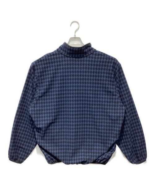 everyone（エブリワン）everyone (エブリワン) houndstooth snap pullover ネイビー サイズ:XLの古着・服飾アイテム