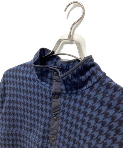 everyone（エブリワン）everyone (エブリワン) houndstooth snap pullover ネイビー サイズ:XLの古着・服飾アイテム