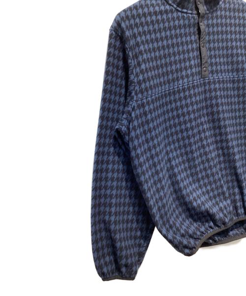 everyone（エブリワン）everyone (エブリワン) houndstooth snap pullover ネイビー サイズ:XLの古着・服飾アイテム