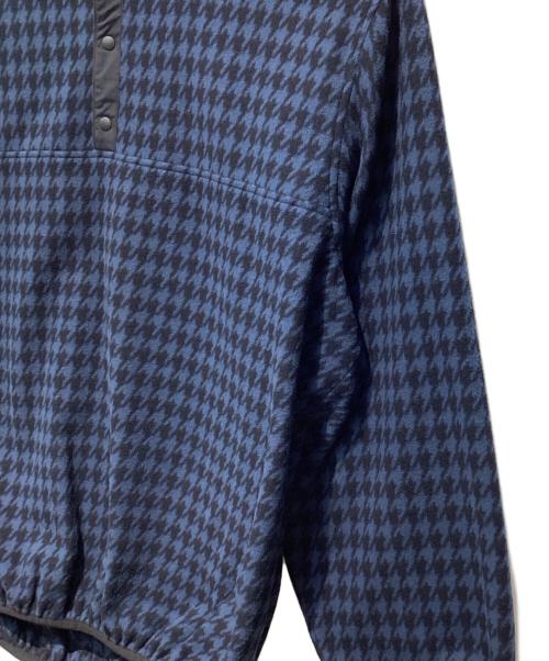 everyone（エブリワン）everyone (エブリワン) houndstooth snap pullover ネイビー サイズ:XLの古着・服飾アイテム