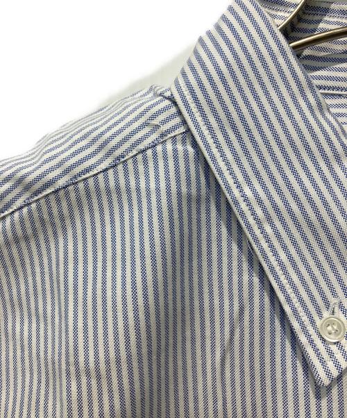 everyone（エブリワン）everyone (エブリワン) ストライプシャツ ブルー サイズ:XLの古着・服飾アイテム