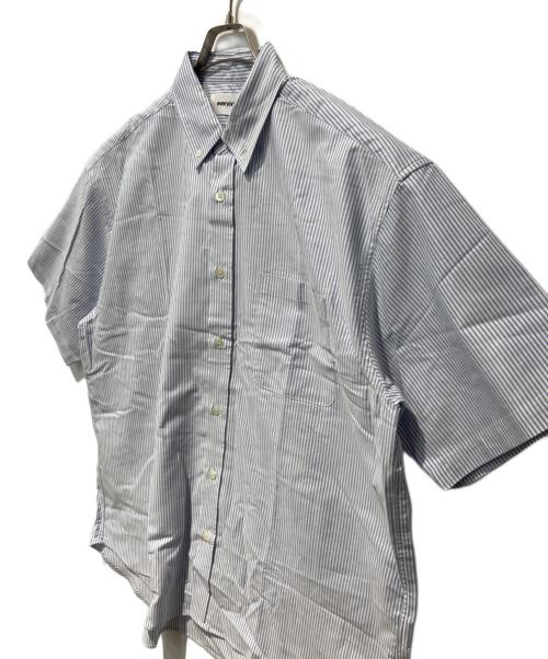 everyone（エブリワン）everyone (エブリワン) ストライプシャツ ブルー サイズ:XLの古着・服飾アイテム
