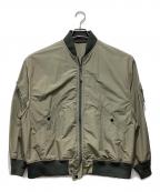 N.HOOLYWOODエヌ ハリウッド）の古着「FLIGHT JACKET/フライトジャケット」｜グリーン