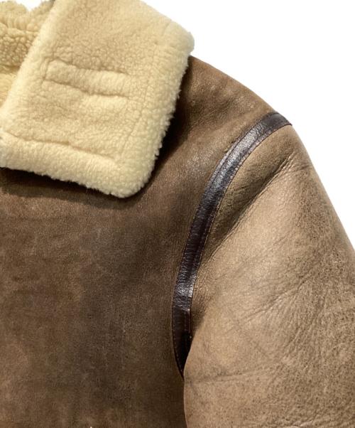 AVIREX（アヴィレックス）AVIREX (アヴィレックス) B-3 ムートンジャケット ブラウン サイズ:40の古着・服飾アイテム