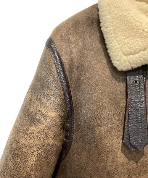 AVIREX（アヴィレックス）AVIREX (アヴィレックス) B-3 ムートンジャケット ブラウン サイズ:40の古着・服飾アイテム