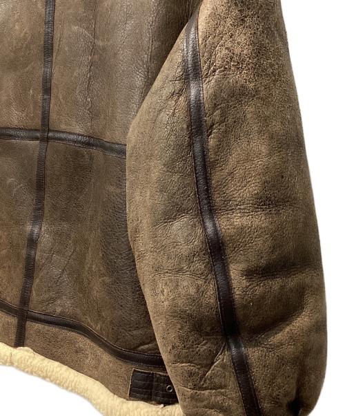 AVIREX（アヴィレックス）AVIREX (アヴィレックス) B-3 ムートンジャケット ブラウン サイズ:40の古着・服飾アイテム