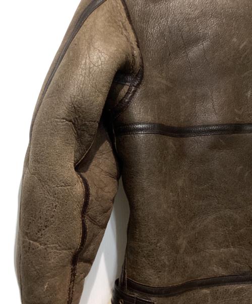AVIREX（アヴィレックス）AVIREX (アヴィレックス) B-3 ムートンジャケット ブラウン サイズ:40の古着・服飾アイテム