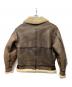 AVIREX (アヴィレックス) B-3 ムートンジャケット ブラウン サイズ:40：15000円