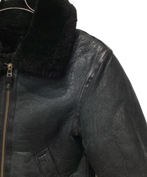 AVIREX（アヴィレックス）AVIREX (アヴィレックス) B-3 ムートンジャケット ブラック サイズ:38の古着・服飾アイテム