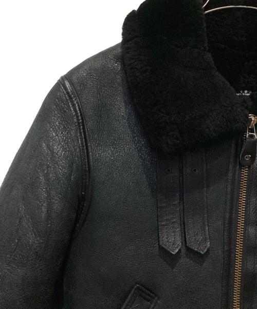 AVIREX（アヴィレックス）AVIREX (アヴィレックス) B-3 ムートンジャケット ブラック サイズ:38の古着・服飾アイテム