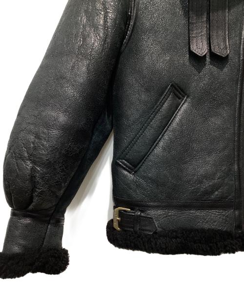 AVIREX（アヴィレックス）AVIREX (アヴィレックス) B-3 ムートンジャケット ブラック サイズ:38の古着・服飾アイテム
