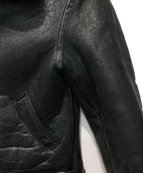 AVIREX（アヴィレックス）AVIREX (アヴィレックス) B-3 ムートンジャケット ブラック サイズ:38の古着・服飾アイテム